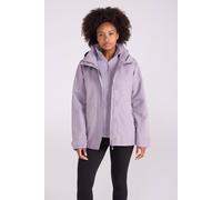 Mountain Warehouse Fell 3 In 1 Jacket Water Resistant Rain Coat In Aubergine Aubergine 12