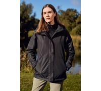 Mountain Warehouse Fell 3 In 1 Jacket Water Resistant Rain Coat In Black Black 8