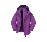 Mountain Warehouse Fell Kids Water-Resistant 3 In 1 Jacket - Purple - Purple - Size: 13y