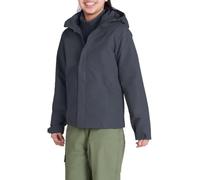 Mountain Warehouse Fell Kids 3 in 1 Jacket - Water-Resistant Triclimate Raincoat, Detachable Inner Coat & Packaway Hood - Spring Summer, Walking, Hiking & Outdoors Navy Kids Size 3-4 Years