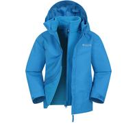 Mountain Warehouse Fell Kids Water-Resistant 3 In 1 Jacket - Blue - Blue - Size: 3-4y