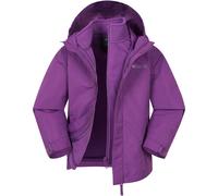 Mountain Warehouse Fell Kids Water-Resistant 3 In 1 Jacket - Purple - Purple - Size: 13y