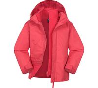 Mountain Warehouse Fell Kids Water-Resistant 3 In 1 Jacket - Red - Red - Size: 13y