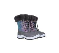 Mountain Warehouse Fizz Kids Waterproof Fur Lined Snow Boots Silver Kids Shoe Size 11
