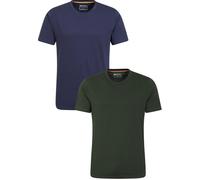 Mountain Warehouse Flint Crew Neck Mens T-Shirt Multipack - Green
