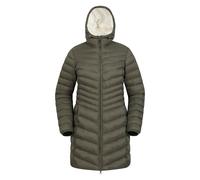 Mountain Warehouse 'florence' Water Resistant Padded Thermal Fur Fleece Lined Jacket In Khaki Khaki 16