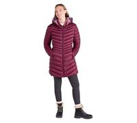 Mountain Warehouse Florence Womens Long Padded Jacket - Lightweight, Water Resistant Puffer Rain Coat, Warm -30C Heat Rating - Autumn, Winter, Outdoor Dusky Purple Women's Size 8