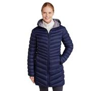 Mountain Warehouse Florence Womens Long Padded Jacket - Lightweight, Water Resistant Puffer Rain Coat, Warm -30C Heat Rating - Autumn, Winter, Outdoor Navy Women's Size 8