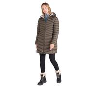 Mountain Warehouse Florence Womens Long Padded Jacket - Lightweight, Water Resistant Puffer Rain Coat, Warm -30C Heat Rating - Autumn, Winter, Outdoor Khaki Women's Size 20