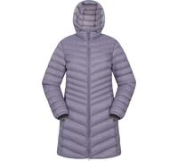 Mountain Warehouse Florence Womens Long Padded Jacket - Purple - Purple - Size: 4