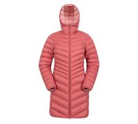 Mountain Warehouse 'Florence' Womens Long Padded Jacket Water Resistant Winter Coat Rust Polyamide - Size 16 UK