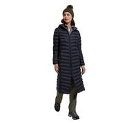Mountain Warehouse Florence Womens Winter Long Padded Jacket - Water Resistant Rain Coat, Lightweight Ladies Jacket, Warm, 30C Heat Rating - for Outdoors, Walking Jet Black Women's Size 16