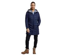 Mountain Warehouse Florence Womens Winter Long Padded Jacket - Water Resistant Rain Coat, Lightweight Puffer Jacket, Warm, 30C Heat Rating - for Outdoors, Walking Navy Women's Size 10