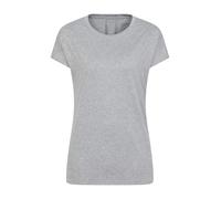 Mountain Warehouse Flow Womens Loose Fit Active Top - Lightweight & Quick Wicking Shirt, Everyday Excercising - Spring, Summer, Beach, Walking, Hiking & Outdoors Grey Women's Size 18