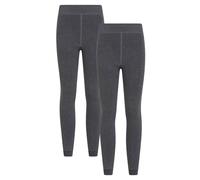 Mountain Warehouse Fluffy Thermal Warm Comfortable Fleece Lined Leggings In Charcoal Charcoal S
