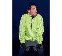 Mountain Warehouse Force Mens Reflective Water-Resistant Running Jacket - Yellow