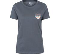 Mountain Warehouse Fort William Tree Ring T-Shirt - Dark Blue - Dark Blue - Size: 10