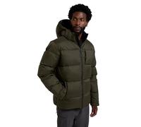 Mountain Warehouse Frost Mens Padded Down Jacket - Water Resistant, Ripstop, Waterproof Zips, Adjustable Fit Outerwear, Thermal Tested -50C- Clothing for Camping, Winter Khaki 2XL