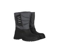 Mountain Warehouse 'Frost' Mens Snow Boots Water Resistant Upper Winter Shoes Dark Grey - Size UK 10