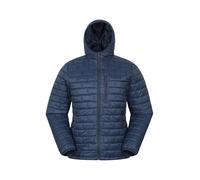 Mountain Warehouse Frost Shield Mens Hooded Lightweight Padded Jacket Navy L