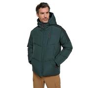 Mountain Warehouse Frost Tech Mens Down Padded Jacket - Water-Resistant Parka with Detachable Hood, Thermal tested -40°C - Autumn Winter Camping, Outdoors & Travelling Dark Green XL