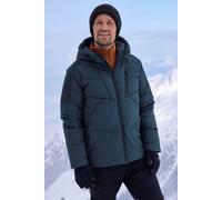 Mountain Warehouse 'Frost Tech' Mens Extreme Down Jacket Padded Water Resistant Puffer Winter Coat Dark Green - Size X-Small