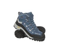 Mountain Warehouse 'gale' Waterproof Eva Cushioned Isogrip Suede Mesh Upper Boots In Blue Blue 5