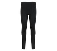 Mountain Warehouse Girls Brushed Isotherm Leggings - Black - M-L - Black - 97% Polyester/3% Elastane