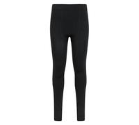 Mountain Warehouse Girls Brushed Isotherm Leggings - Black - S-M - Black - 97% Polyester/3% Elastane