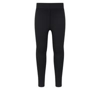 Mountain Warehouse Girls Flick Flack Soft Touch Leggings - Black - 3-4 Years - Black - 78% Polyester/22% Elastane