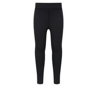 Mountain Warehouse Girls Flick Flack Soft Touch Leggings - Black - Black - 7-8 Years