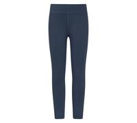 Mountain Warehouse Girls Flick Flack Soft Touch Leggings - Navy - 11-12 Years - Navy - 78% Polyester/22% Elastane