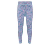 Mountain Warehouse Girls Kayleigh II Space Dye Leggings - Blue - Blue - 11-12 Years