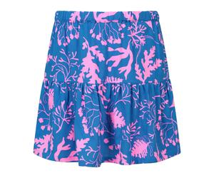 Mountain Warehouse Girls Olivia Viscose Leaf Print Skort - Blue - 5-6 Years - Blue - 100% Mixed