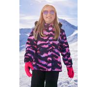 Mountain Warehouse Glacial Printed Kids Ski Jacket - Pink