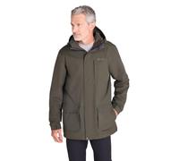 Mountain Warehouse Glacier Long Mens Waterproof Jacket | Breathable & Quick Dry Raincoat with Taped Seams, Detachable Hood with Multi-Pockets for Storage, For Walking & Everyday Wear