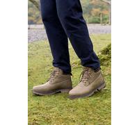 Mountain Warehouse Gorge Mens Waterproof Hiking Boots - TPR Rubber, 10C Thermal Tested Footwear, IsoTherm - Best for Walking, Trekking & Outdoors Light Brown Adult Shoe Size 10