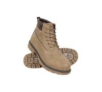 Mountain Warehouse Gorge Mens Waterproof Hiking Boots - TPR Rubber, 10C Thermal Tested Footwear, IsoTherm - Best for Walking, Trekking & Outdoors Light Brown Adult Shoe Size 9