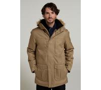 Mountain Warehouse Gorge Mens Waterproof Long Jacket - Grey - Grey - Size: XS