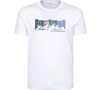 Mountain Warehouse Gradient Mountain Men's Graphic T-Shirt - White