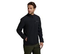 Mountain Warehouse Grasmere Mens Softshell Jacket - Water Resistant Raincoat, Breathable Mens Coat, Lightweight Jacket, Bonded Fabric - Ideal For Spring Summer Black L