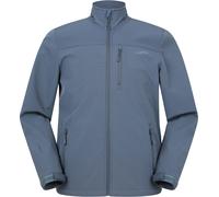 Mountain Warehouse Grasmere Mens Softshell Jacket - Water Resistant Raincoat, Breathable Mens Coat, Lightweight Jacket, Bonded Fabric - Best For Spring Summer Blue XL