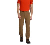 Mountain Warehouse Grassland Mens Belted Trousers - Water-Resistant & UV Protect Bottoms, Adjustable Waist & Quick Dry Pants - Summer Spring Walking, Hiking & Outdoors Dark Beige W30