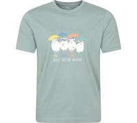 Mountain Warehouse Great British Weather Graphic Short Sleeve T-Shirt - Green