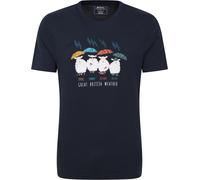 Mountain Warehouse Great British Weather Graphic Short Sleeve T-Shirt - Navy
