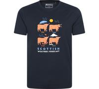 Mountain Warehouse Great Scottish Weather Mens Graphic T-Shirt - Navy
