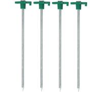 Mountain Warehouse Groundsheet Pegs - 9inches - Silver - Silver - Size: ONE