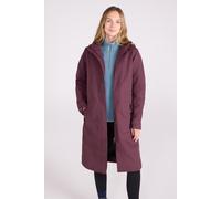 Mountain Warehouse 'Hannah' Womens Mac Jacket Waterproof Breathable Stylish Hooded Coat Brown Polyamide - Size 12 UK