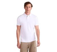 Mountain Warehouse Hasst II Mens Polo - Cotton Casual Tee Shirt with Button Neck- for Spring Summer, Outdoors, Holiday, Walking & Hiking White 4XL