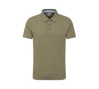Mountain Warehouse Hasst II Mens Polo - Cotton Casual Tee Shirt with Button Neck- for Spring Summer, Outdoors, Holiday, Walking & Hiking Green XL